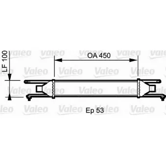 Intercooler, échangeur VALEO 818823