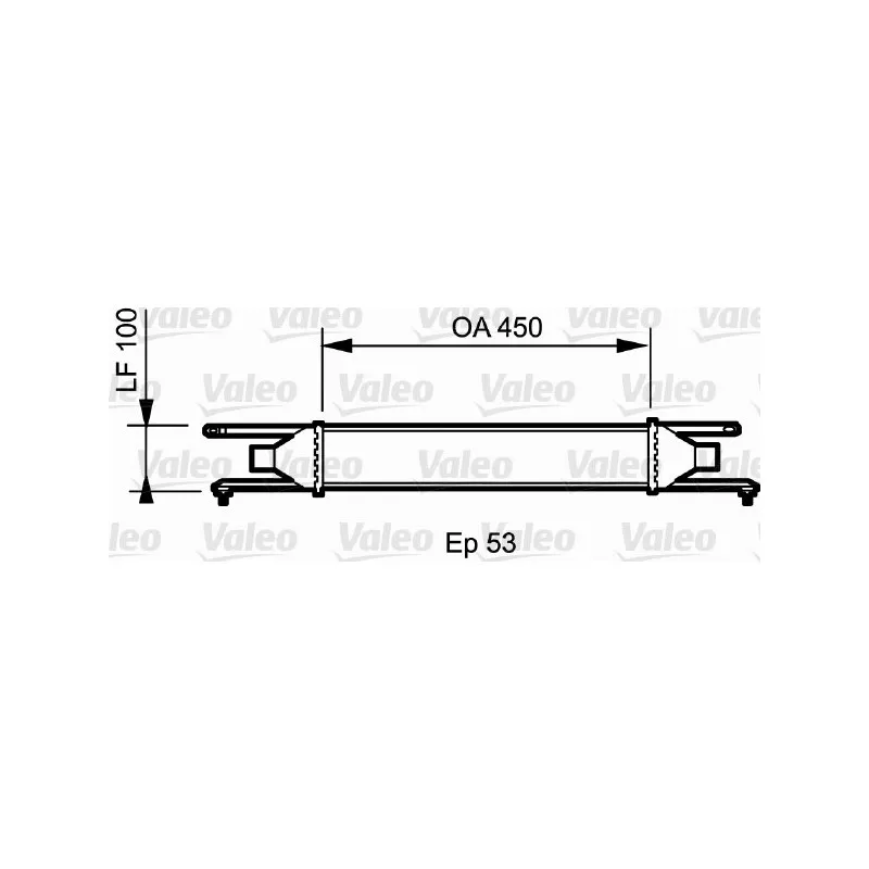 Intercooler, échangeur VALEO 818823