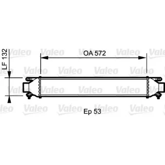 Intercooler, échangeur VALEO 818824