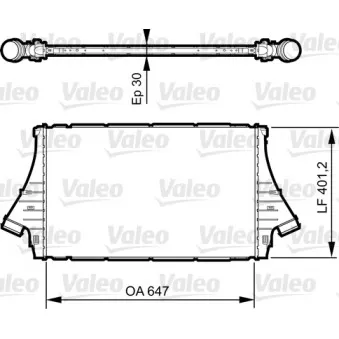 Intercooler, échangeur VALEO 818840