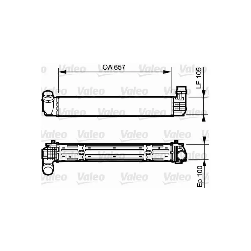 Intercooler, échangeur VALEO 818869