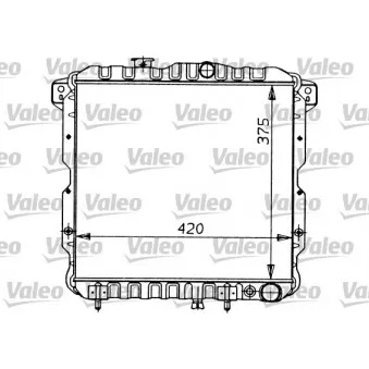 Radiateur, refroidissement du moteur VALEO 819119