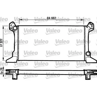 Radiateur, refroidissement du moteur VALEO 819176