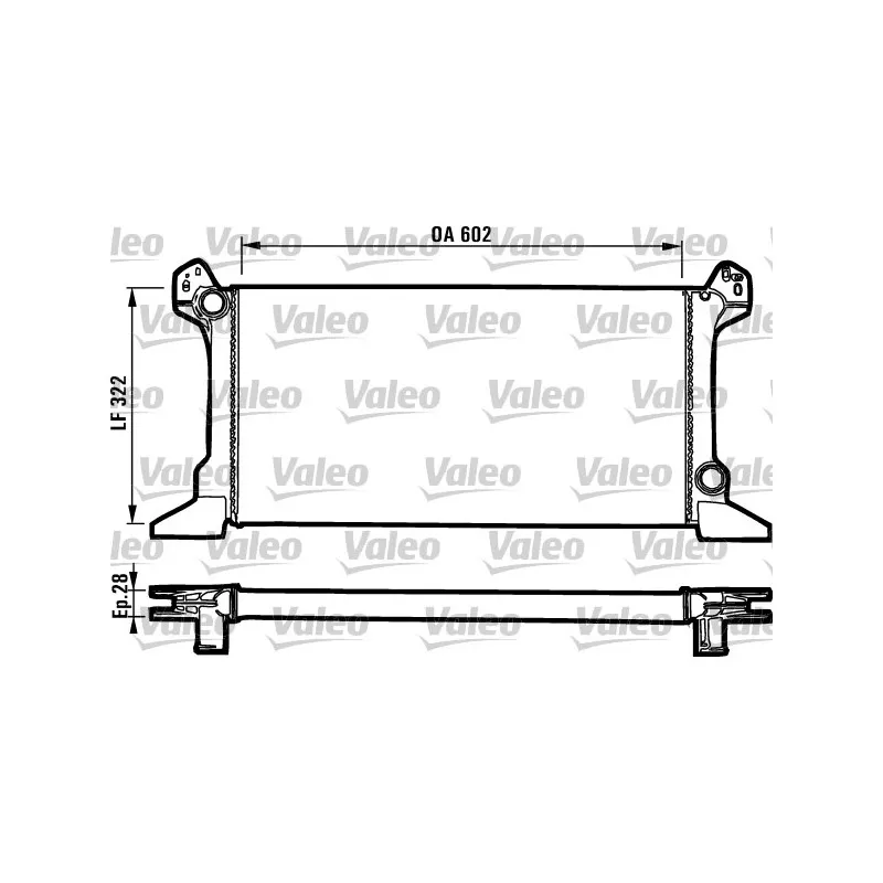 Radiateur, refroidissement du moteur VALEO 819176