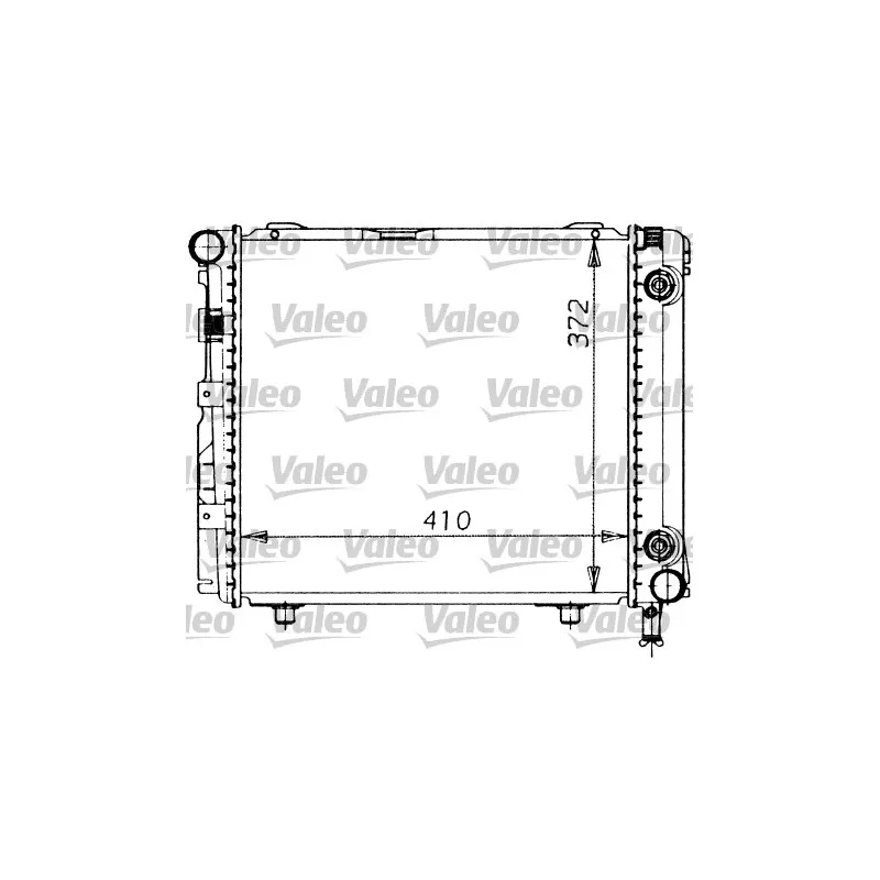 Radiateur, refroidissement du moteur VALEO 819201