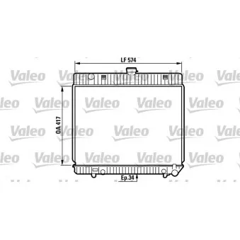 Radiateur, refroidissement du moteur VALEO