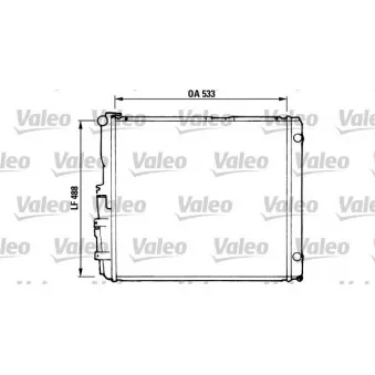 Radiateur, refroidissement du moteur VALEO 819377