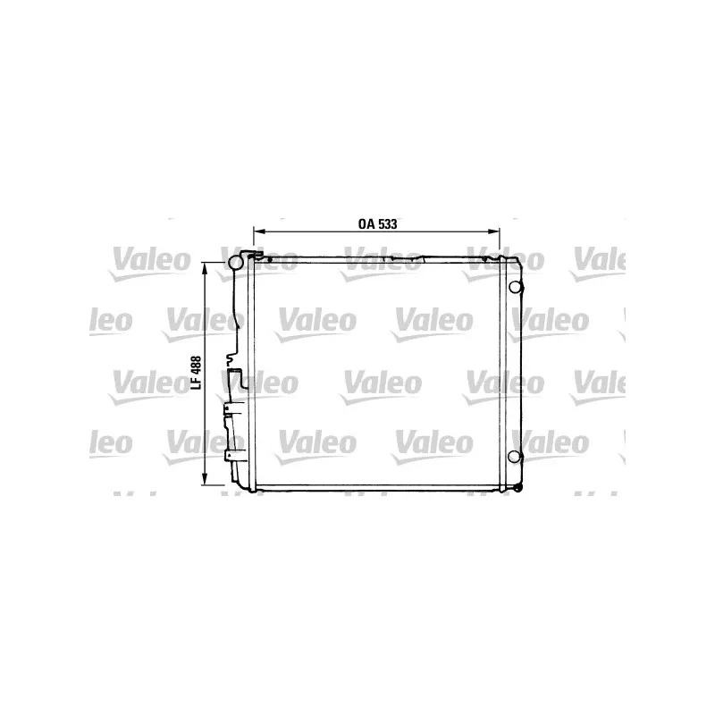 Radiateur, refroidissement du moteur VALEO 819377