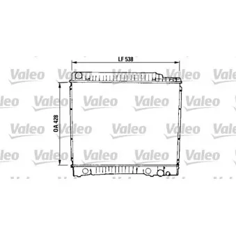 Radiateur, refroidissement du moteur VALEO 819379