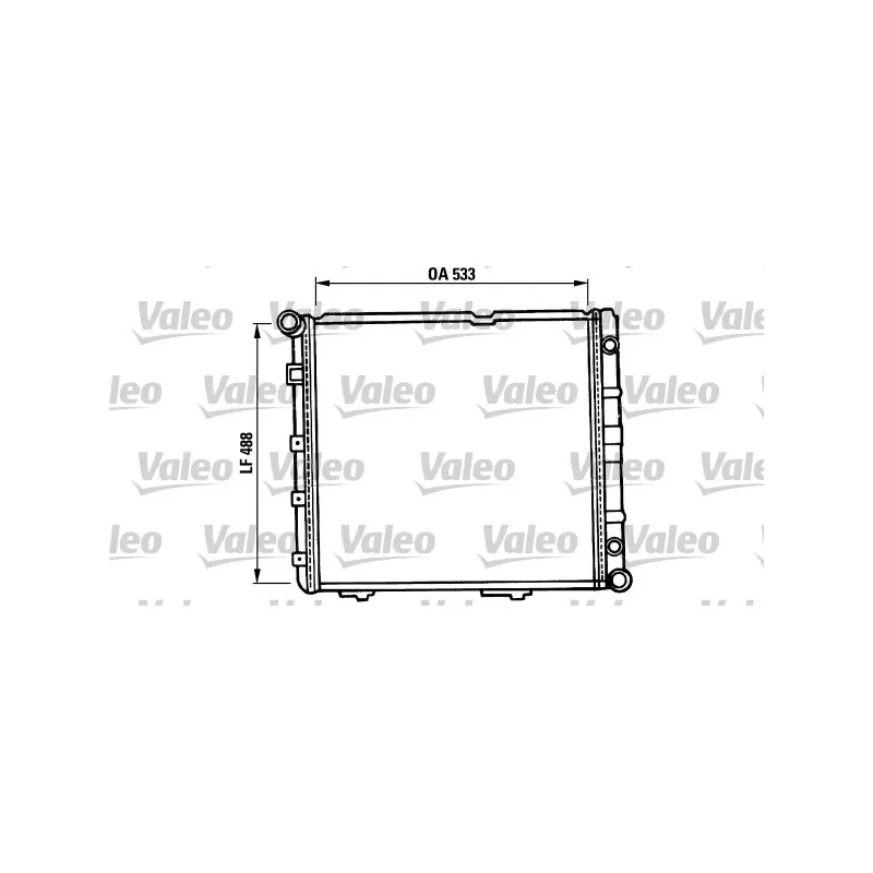 Radiateur, refroidissement du moteur VALEO 819387