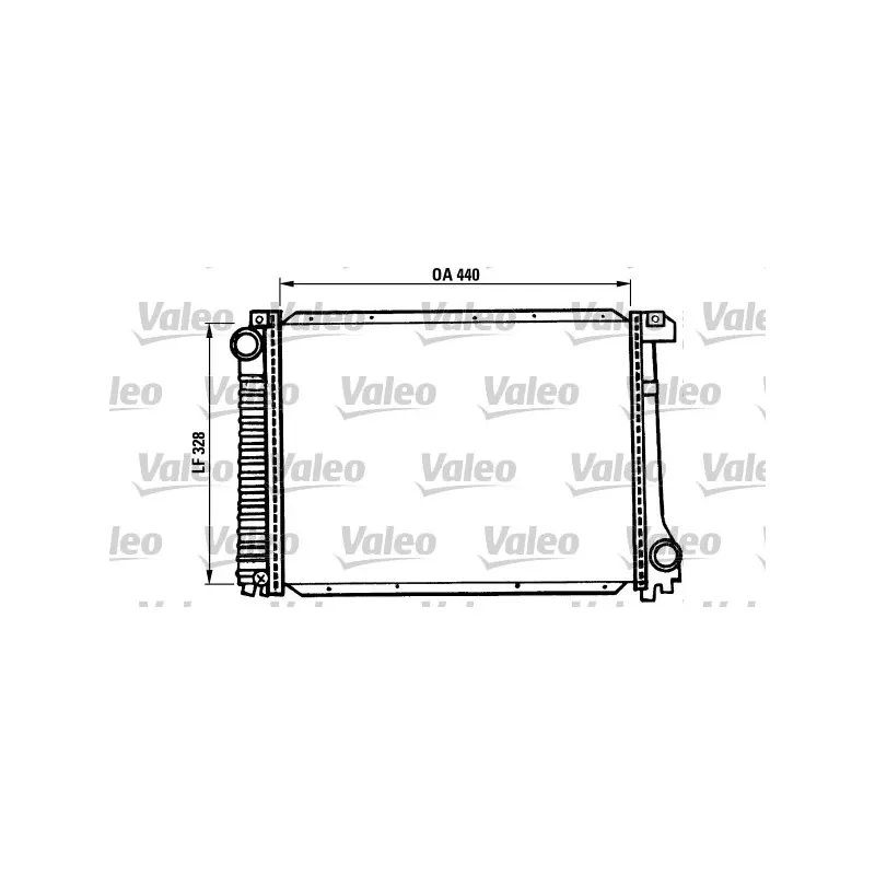 Radiateur, refroidissement du moteur VALEO 819397