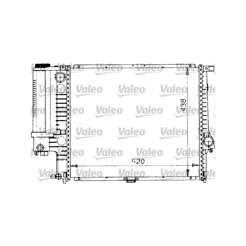 Radiateur, refroidissement du moteur VALEO 819412