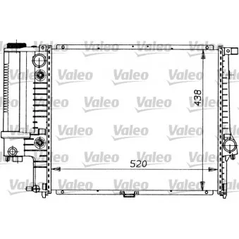Radiateur, refroidissement du moteur VALEO 819413