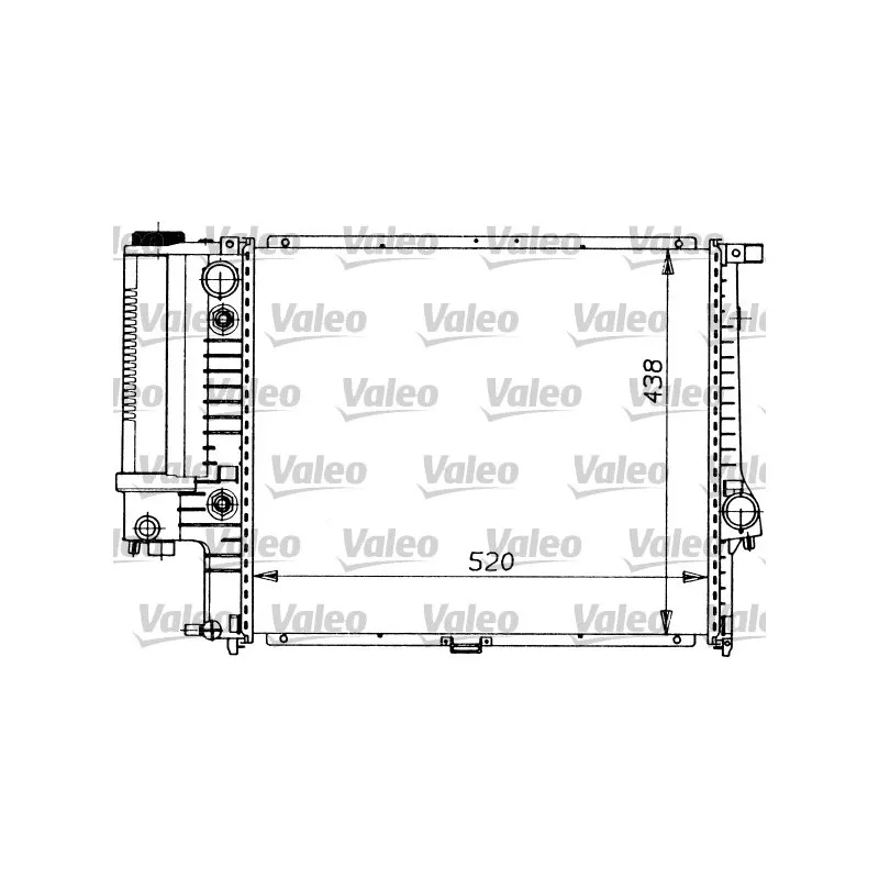 Radiateur, refroidissement du moteur VALEO 819413