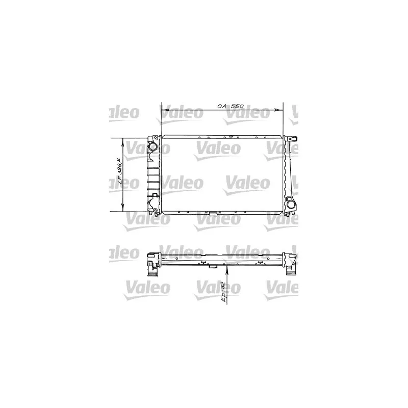 Radiateur, refroidissement du moteur VALEO 819414