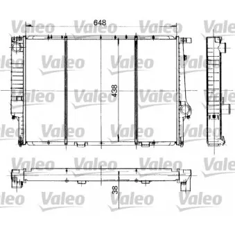 Radiateur, refroidissement du moteur VALEO 819418