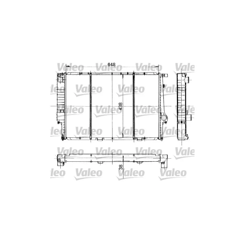 Radiateur, refroidissement du moteur VALEO 819418