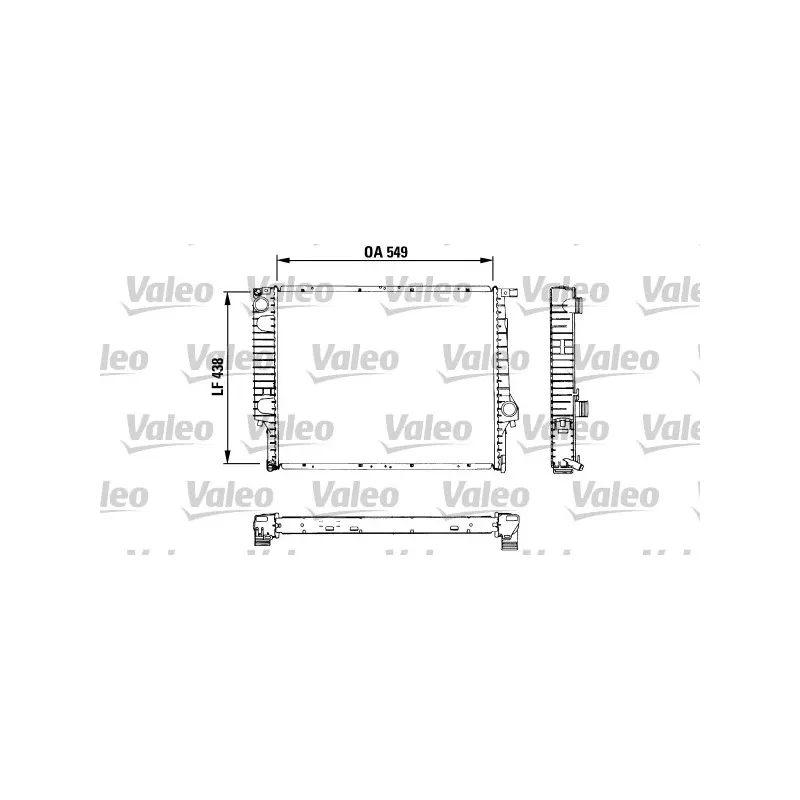 Radiateur, refroidissement du moteur VALEO 819422