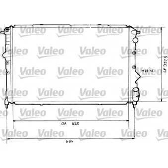 Radiateur, refroidissement du moteur VALEO 819431