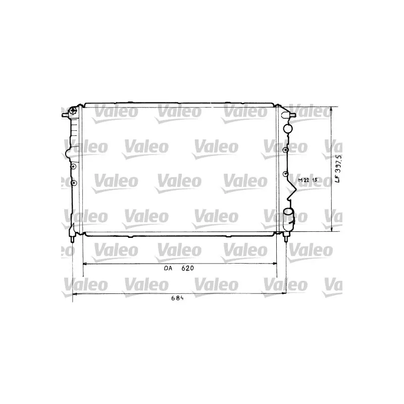 Radiateur, refroidissement du moteur VALEO 819431