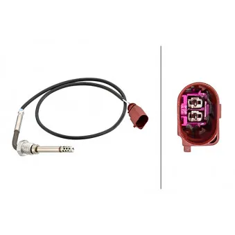 Capteur, température des gaz HELLA