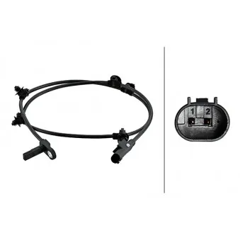 Capteur, vitesse de roue HELLA 6PU 230 048-271