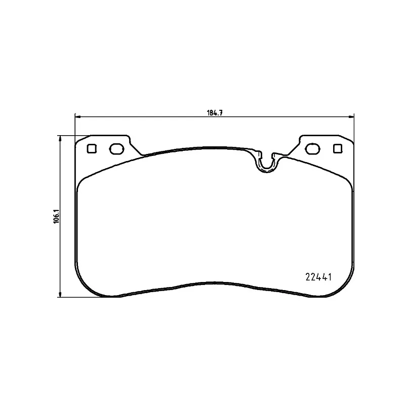 Jeu de 4 plaquettes de frein avant HELLA 8DB 355 025-991