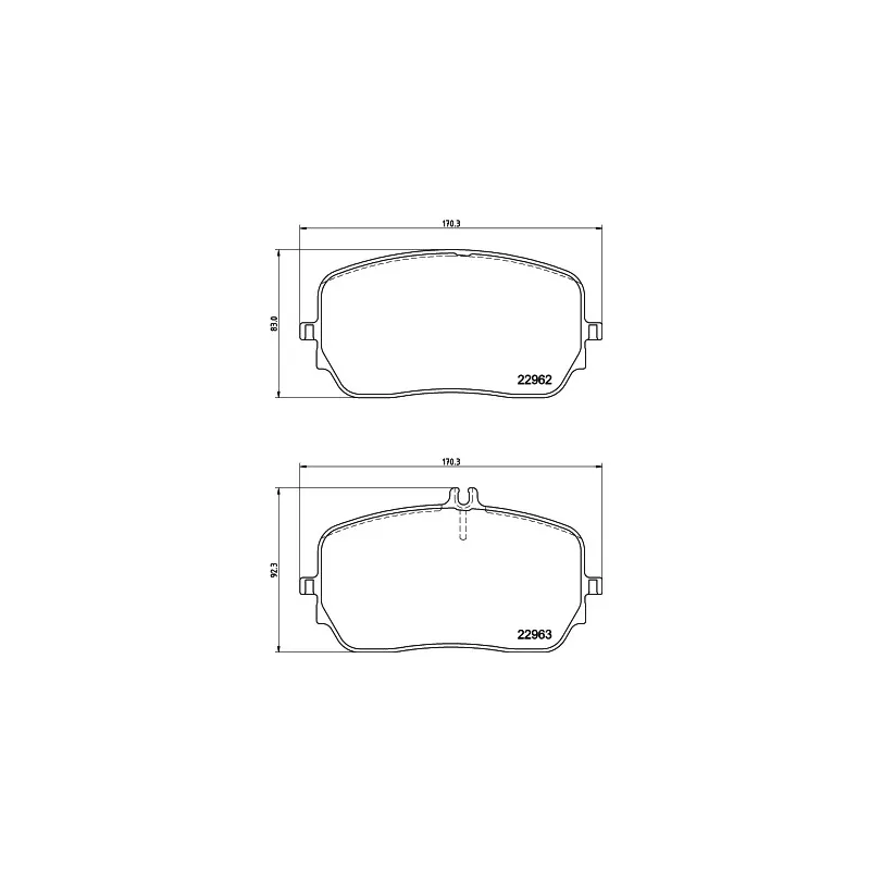 Jeu de 4 plaquettes de frein avant HELLA 8DB 355 039-211