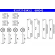 Kit d'accessoires, mâchoires de frein de stationnement ATE 03.0137-9343.2 - Visuel 1