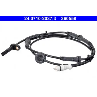 Capteur, vitesse de roue ATE 24.0710-2037.3