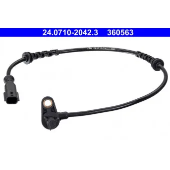 Capteur, vitesse de roue ATE 24.0710-2042.3