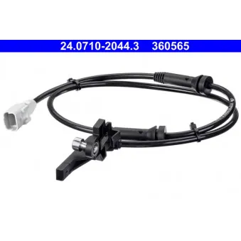 Capteur, vitesse de roue ATE 24.0710-2044.3