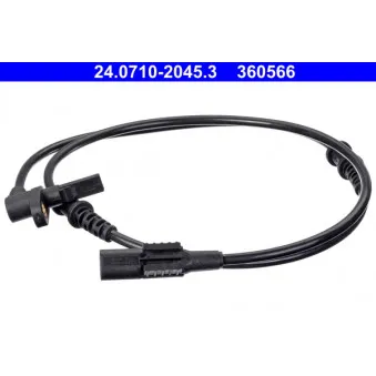 Capteur, vitesse de roue ATE 24.0710-2045.3
