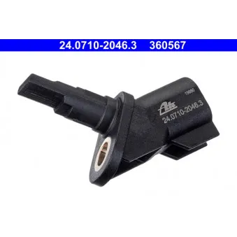 Capteur, vitesse de roue ATE 24.0710-2046.3