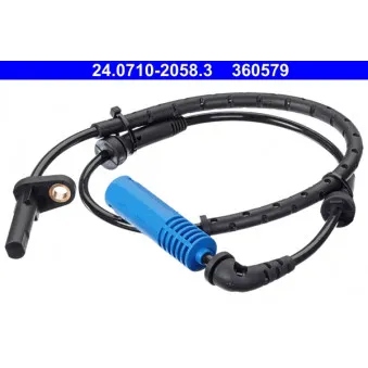 Capteur, vitesse de roue ATE 24.0710-2058.3