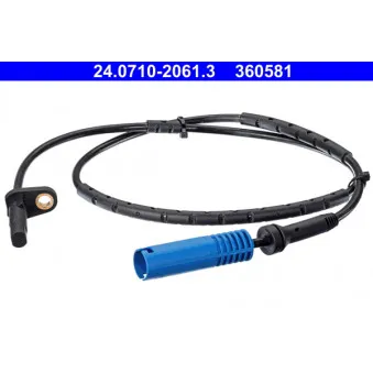 Capteur, vitesse de roue ATE 24.0710-2060.3