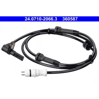 Capteur, vitesse de roue ATE 24.0710-2066.3