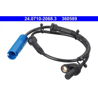 Capteur, vitesse de roue ATE 24.0710-2068.3