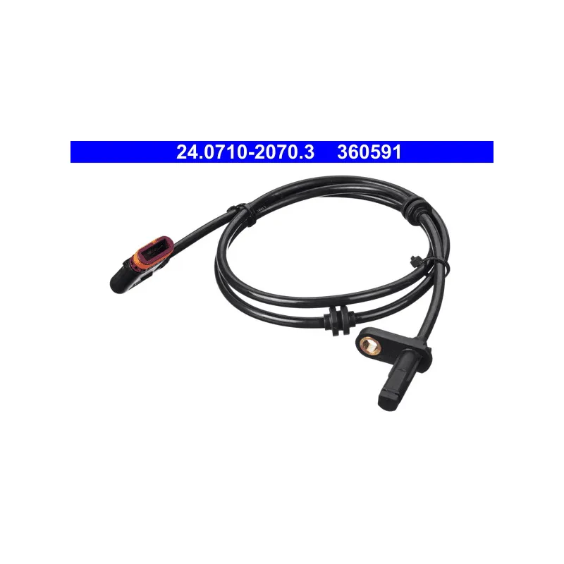 Capteur, vitesse de roue ATE 24.0710-2070.3