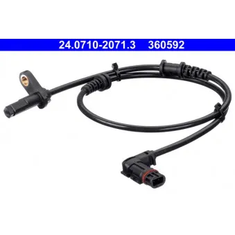 Capteur, vitesse de roue ATE 24.0710-2071.3
