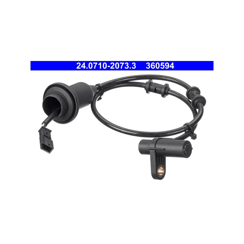 Capteur, vitesse de roue ATE 24.0710-2073.3