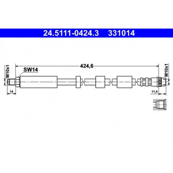 Flexible de frein ATE 24.5111-0424.3