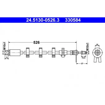 Flexible de frein ATE 24.5130-0526.3
