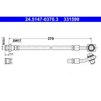 Flexible de frein ATE 24.5147-0370.3