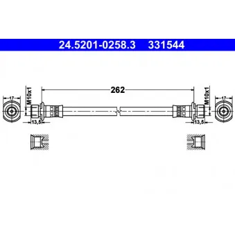 Flexible de frein ATE 24.5201-0258.3
