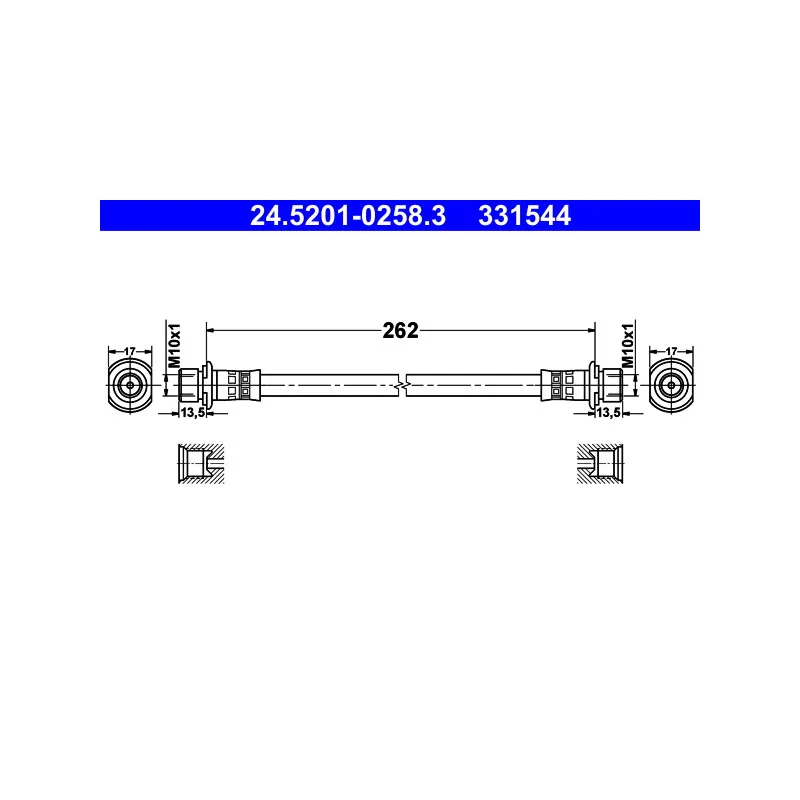 Flexible de frein ATE 24.5201-0258.3