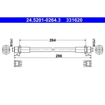 Flexible de frein ATE 24.5201-0264.3