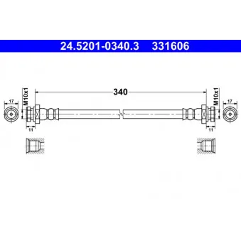 Flexible de frein ATE 24.5201-0340.3