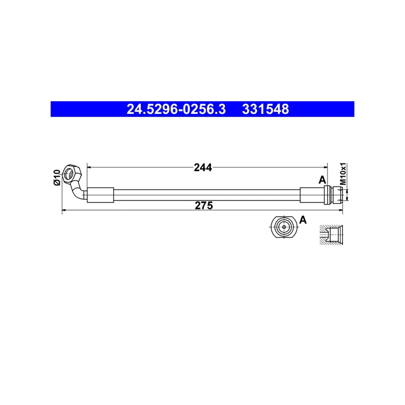 Flexible de frein ATE 24.5296-0256.3