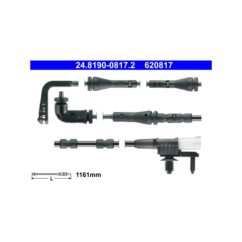 Contact d'avertissement, usure des plaquettes de frein ATE 24.8190-0817.2